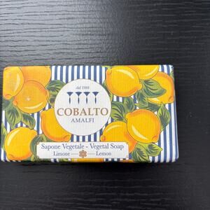 New Cobalto Amalfi Lemon Vegetable Soap bar from Italy